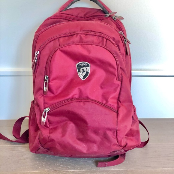 Heys Handbags - Heys burgundy backnpack